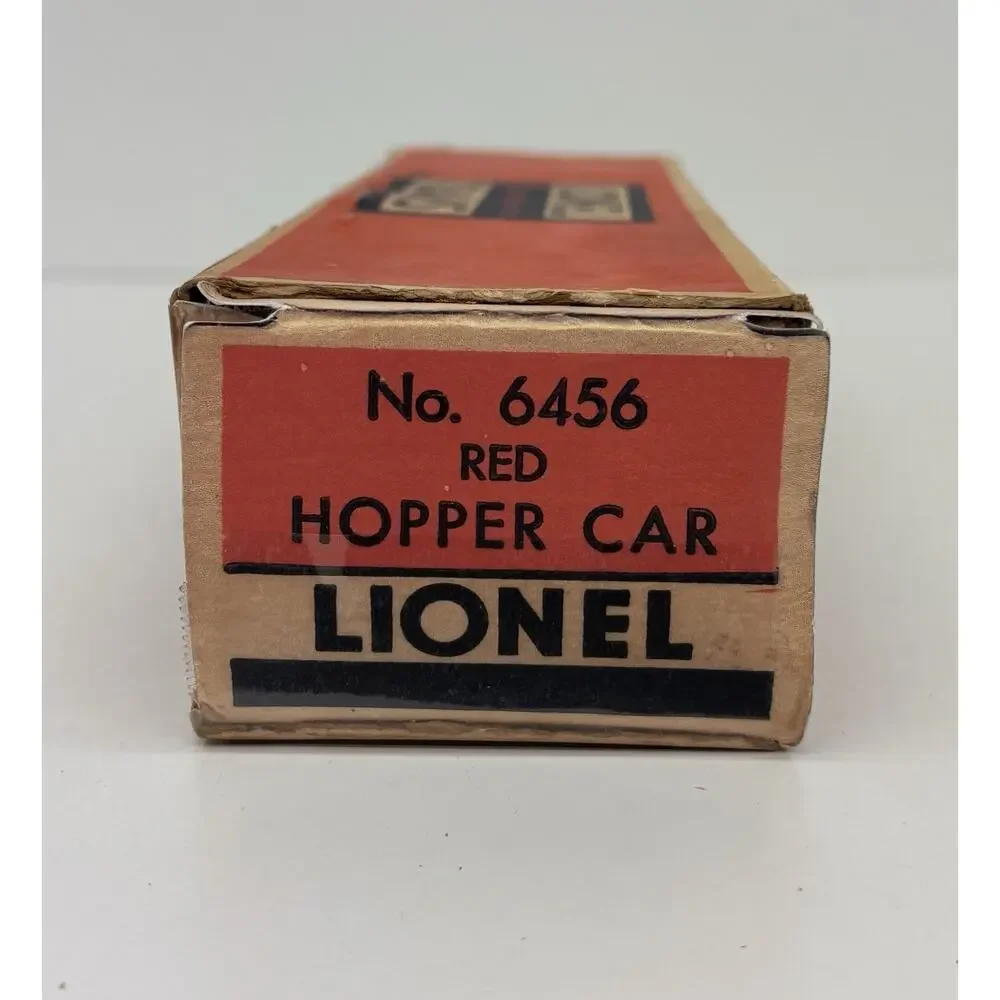 Lionel Postwar Lehigh Valley Hopper Car 6456 Maroon w/ OB